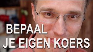 bepaal je eigen koers