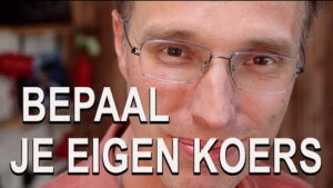 bepaal je eigen koers